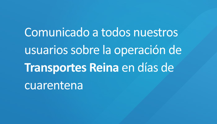 transreina comunicado